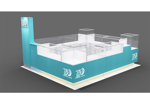 New Design Custom Jewelry Glass Display Counter