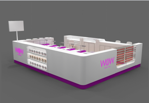 Mall Nail Beauty Kiosk Design