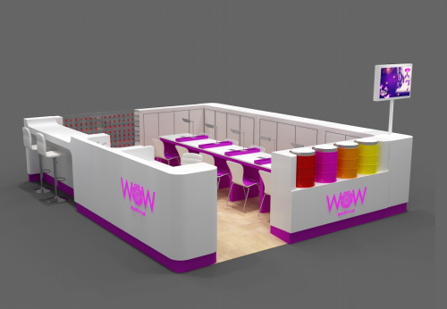 Mall Nail Beauty Kiosk Design