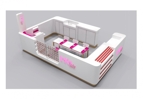  Customized Mall Nail Beauty Kiosk Design