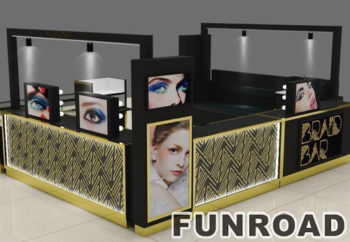 Retail shopping mall eyebrow threading kiosk for sale 