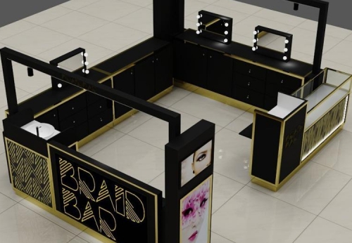 Retail shopping mall eyebrow threading kiosk for sale 