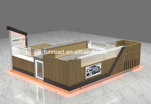 Customized Retail Mobile Phone Accessories Kiosk Showcase