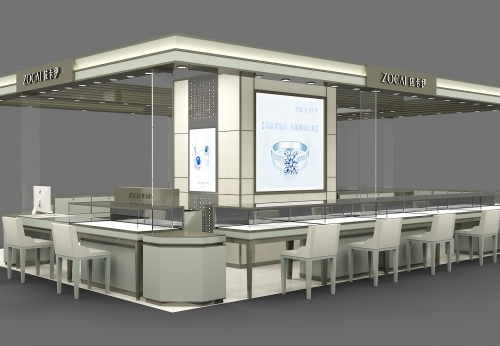 Jewelry kiosk design and customization