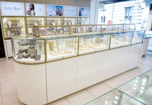 High End Display Counter  Retail Jewelry Display Showcase For Jewelry Store 