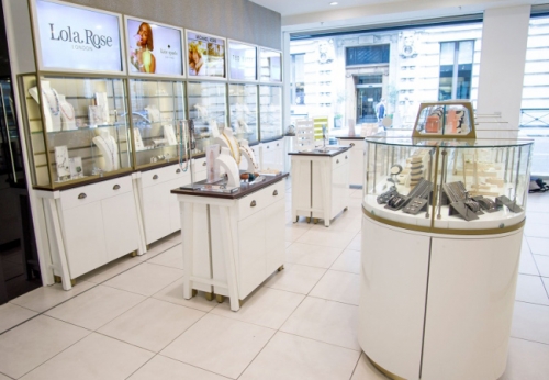 High End Display Counter  Retail Jewelry Display Showcase For Jewelry Store 