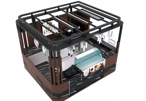 Funroad Portable Bakery Kiosk Coffee Kiosk Furniture Customization
