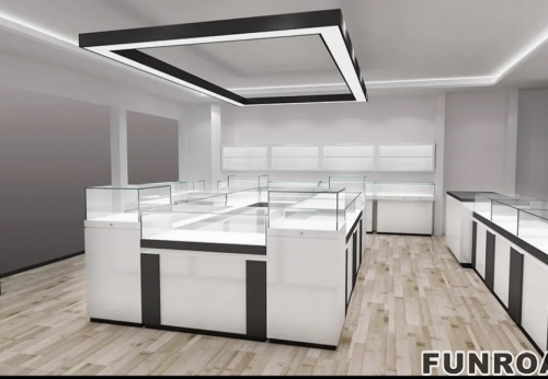 High -End Best Selling Custom Jewelry Shop Interior Design Display Counter