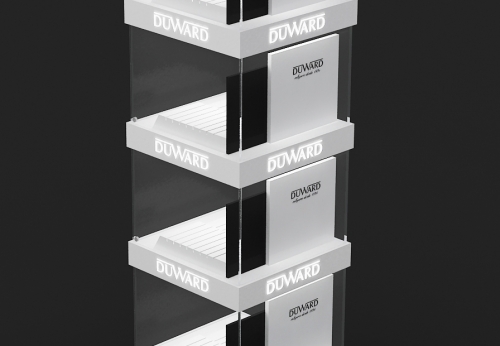 OEM Shop Design LED Light Acrylic Glass Display Stand for Watches and Jewellery Jewelry Showcase Cabinet for Showroom Use