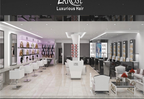 Luxury Modern Design Wood Mirror Station with LED Lighting New Model Barber Shop Furniture Including Salon Chair Pedicure Chair