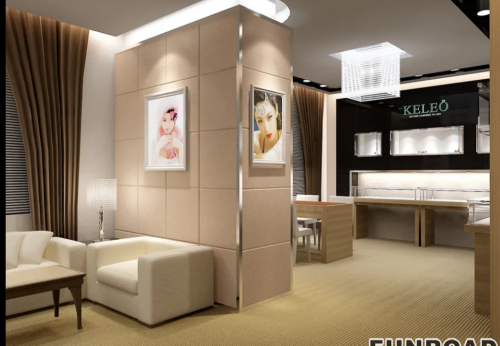 Mujiang Jewellery Shop Sales Table Custom Made Fashion Jewelry Store Furniture for Design