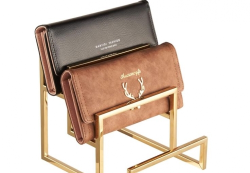 European Gold Apparels LED Lighting Shoe Bag Garment Display Rack Stand Lightweight Mall Use Nesting Rack Bag Stands
