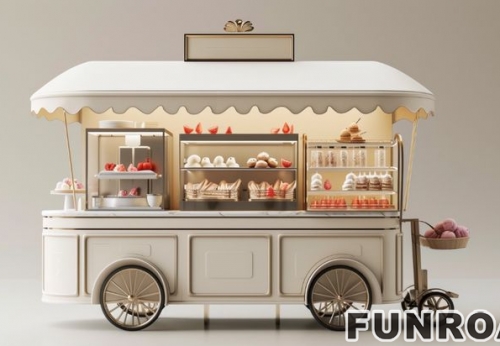 Customized Modern LED Lighting Candy Store Decoration Unique Food Kiosk Design for Showroom Retail Store Sale