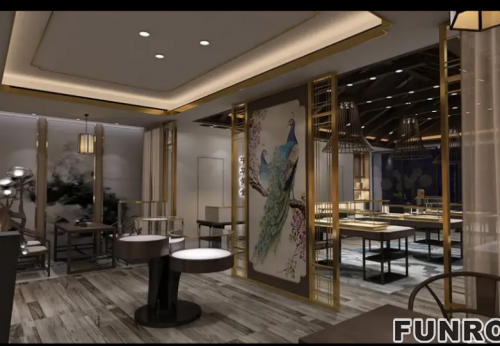 Unique Jewelry Cabinet Custom Luxury Store Interior Counter Island for Sale