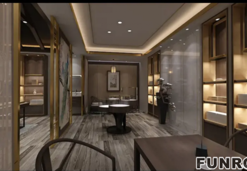 Unique Jewelry Cabinet Custom Luxury Store Interior Counter Island for Sale