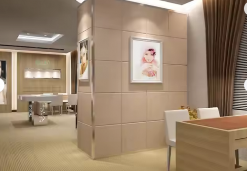 Factory Direct Sales Store Showroom Layout Interior Custom Shopping Mall Luxury Display Cabinet Kiosk Shop Renovation