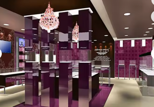 Funroad Custom Furniture Showcase for Jewelry Store Interior Design Sale of Store Cabinet Furniture