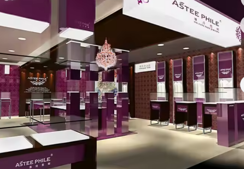 Funroad Custom Furniture Showcase for Jewelry Store Interior Design Sale of Store Cabinet Furniture