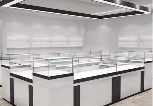 Funroad Jewelry Display Cabinet Shop Counter for Store Interior Custom