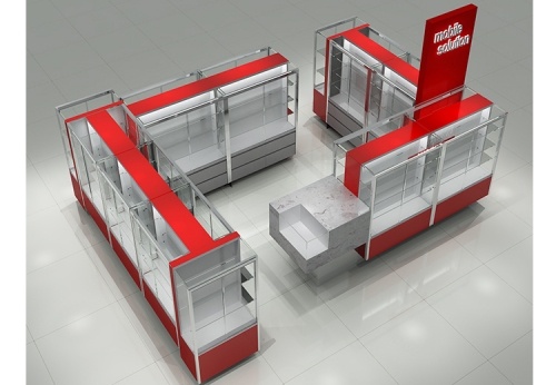 Shop Counter Table Design to Display Mobile Phone Glass Display Counter for Mobile Phone Store Furniture Showcase Design Racks