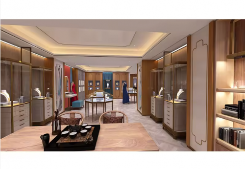 Funroad Custom Jewelry Wall Cabinet Display Decorations for the Shop