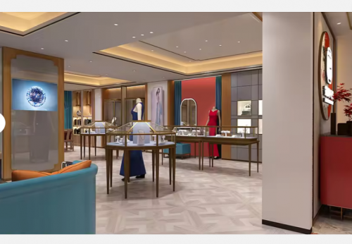 Funroad Custom Jewelry Wall Cabinet Display Decorations for the Shop