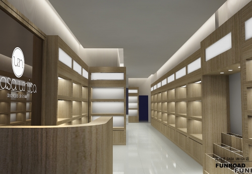 Custom Modern Watch Shop Counter Display Made of MDF and Tempered Glass with LED Light for Watch Shop Cabinet & Interior Ideas