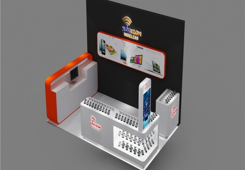 Shopping Mall Cell Phone Kiosk Design Cell Phone Display Showcase & Display Shelf Phone Repair Kiosk Laptop Stands for Laptop