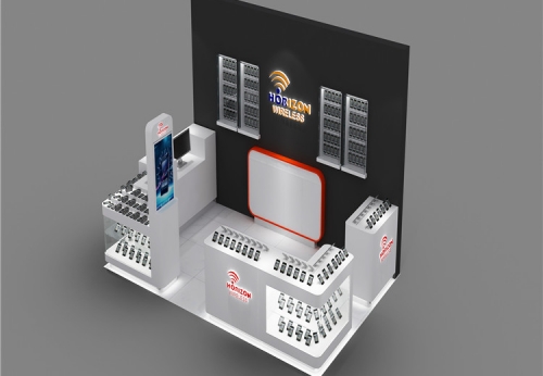 Shopping Mall Cell Phone Kiosk Design Cell Phone Display Showcase & Display Shelf Phone Repair Kiosk Laptop Stands for Laptop