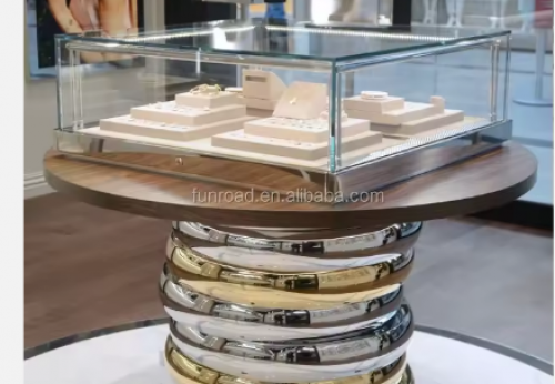 Luxury Jewellery Cabinet Customized Jewelry Store Showcase Display Sets Minimalist Jewelry Shop Custom