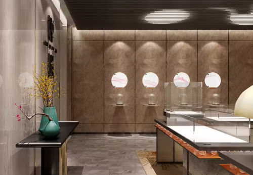 Modern High-End Luxury Jewelry Store Showcase Custom ACryl and Metal Watch Display Case with LED Light for Mall Usage