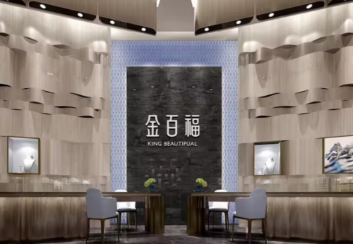 Funroad Luxury Modern Acrylic Jewelry Showcase LED Light Store Display Counter Furniture for Shopping Malls & Showrooms