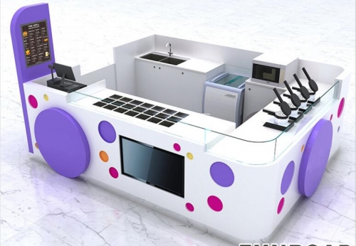Funroad Bubble Tea Kiosk Design Modern Style Shopping Mall Food & Drink Stand