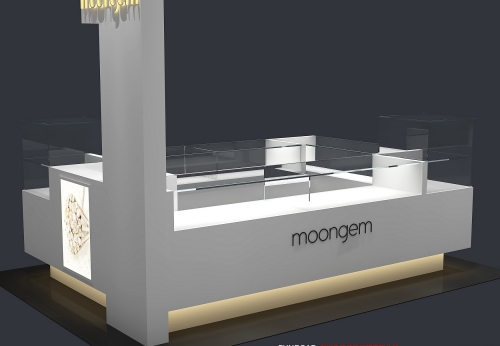 Jewelry Store Design and Decoration Counter and Kiosk for Shopping Malls-Showcases Product Genre