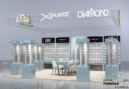 Glass Custom Showcase Display Cabinet for Jewelry Exhibitor Sunglasses Watch Jewellery Counter Display Showcase Display Kiosk