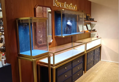 Retail Custom Skincare Store Fixture Perfume Boutique Interior Design Makeup Shop Display Shelf Trendy Cosmetic Shop Furniture