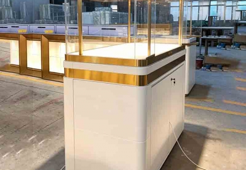 Jewelry Store Display Showcase Interior Decorate Glass Jewelry Cabinets
