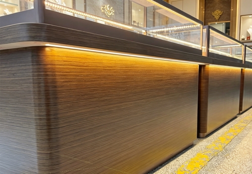 Jewelry Store Display Showcase Interior Decorate Glass Jewelry Cabinets