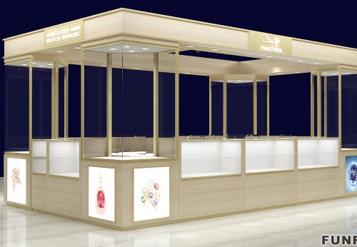 Modern Luxury Glass Vitrine Jewelry Showcase Popular Acrylic Metal MDF Plywood Display Cabinet with LED Light for Mall Kiosk
