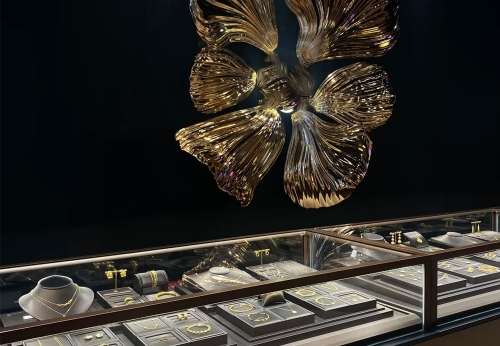 Jewelry cabinet luxury showcase for jewelry shop