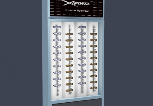 Glass Custom Showcase Display Cabinet for Jewelry Exhibitor Sunglasses Watch Jewellery Counter Display Showcase Display Kiosk